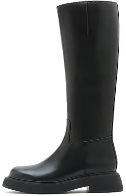 (W) スタッカートレザーハイカットブーツ「クールサークルヘッドブラック」 EFV11DC2 Buy (W) スタッカートレザーハイカットブーツ「クールサークルヘッドブラック」 EFV11DC2