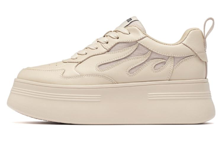 (Women) Staccato Leather Low-Top Platform Sneakers 'Versatile Casual' C2307CM3