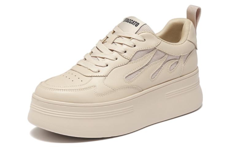 Order (Women) Staccato Leather Low-Top Platform Sneakers 'Versatile Casual' C2307CM3