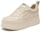 Order (Women) Staccato Leather Low-Top Platform Sneakers 'Versatile Casual' C2307CM3