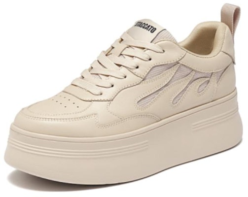 (Women) Staccato Leather Low-Top Platform Sneakers 'Versatile Casual' C2307CM3 Order (Women) Staccato Leather Low-Top Platform Sneakers 'Versatile Casual' C2307CM3