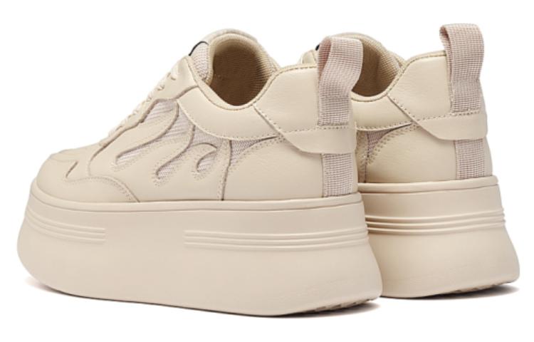 Shop (Women) Staccato Leather Low-Top Platform Sneakers 'Versatile Casual' C2307CM3