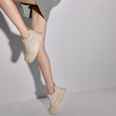 (Women) Staccato Leather Low-Top Platform Sneakers 'Versatile Casual' C2307CM3 Details for (Women) Staccato Leather Low-Top Platform Sneakers 'Versatile Casual' C2307CM3