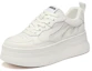 Cheap (Women) Staccato Leather Low-Top Platform Sneakers 'Versatile Casual' C2307CM3