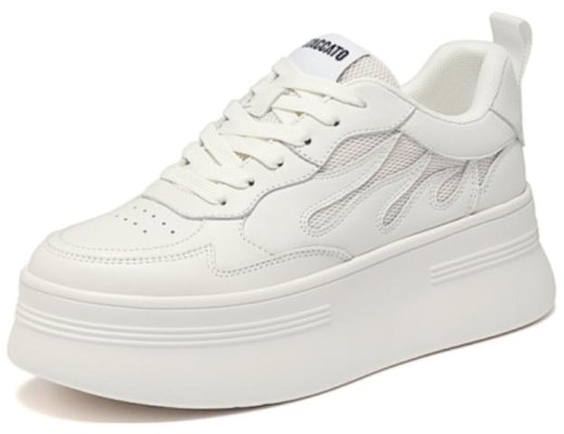 (Women) Staccato Leather Low-Top Platform Sneakers 'Versatile Casual' C2307CM3 Cheap (Women) Staccato Leather Low-Top Platform Sneakers 'Versatile Casual' C2307CM3