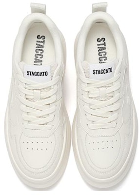 (Women) Staccato Leather Low-Top Platform Sneakers 'Versatile Casual' C2307CM3 1