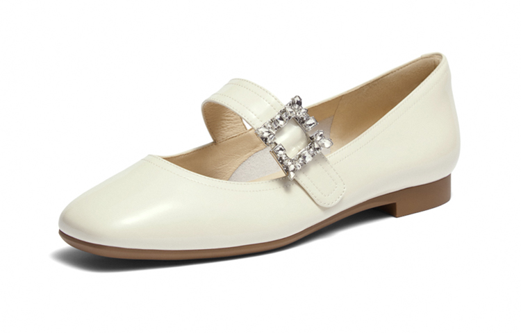 (W) Staccato Leather Mary Jane 'French Casual Flats' 圖 2