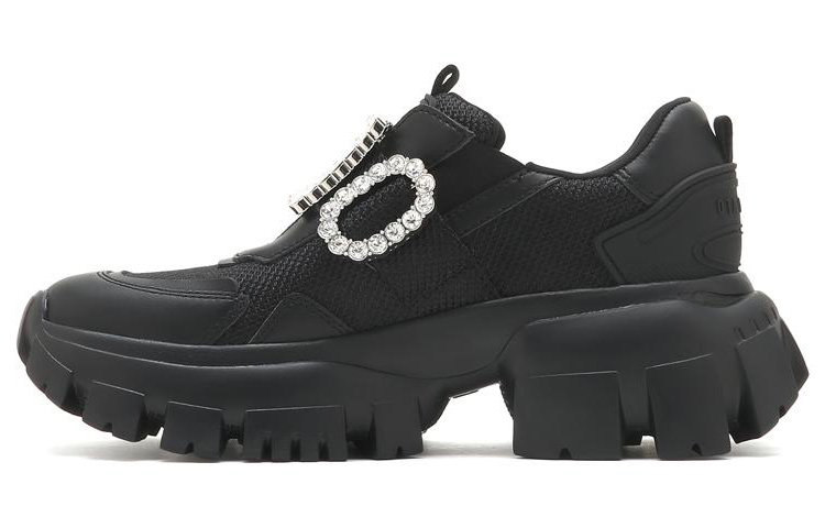 (Women) Staccato Leather Platform Black 'Sweet Cool Dad' ECE26CM2