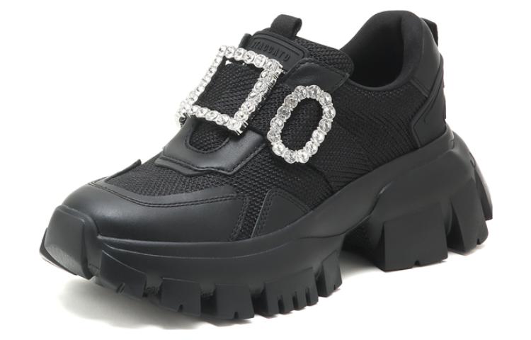 (W) Staccato Leather Platform Black 'Sweet Cool Dad' 圖 2