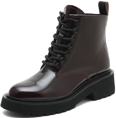 (Women) Staccato Leather Platform Boots 'Martin' EGB02DD2 Cheap (Women) Staccato Leather Platform Boots 'Martin' EGB02DD2
