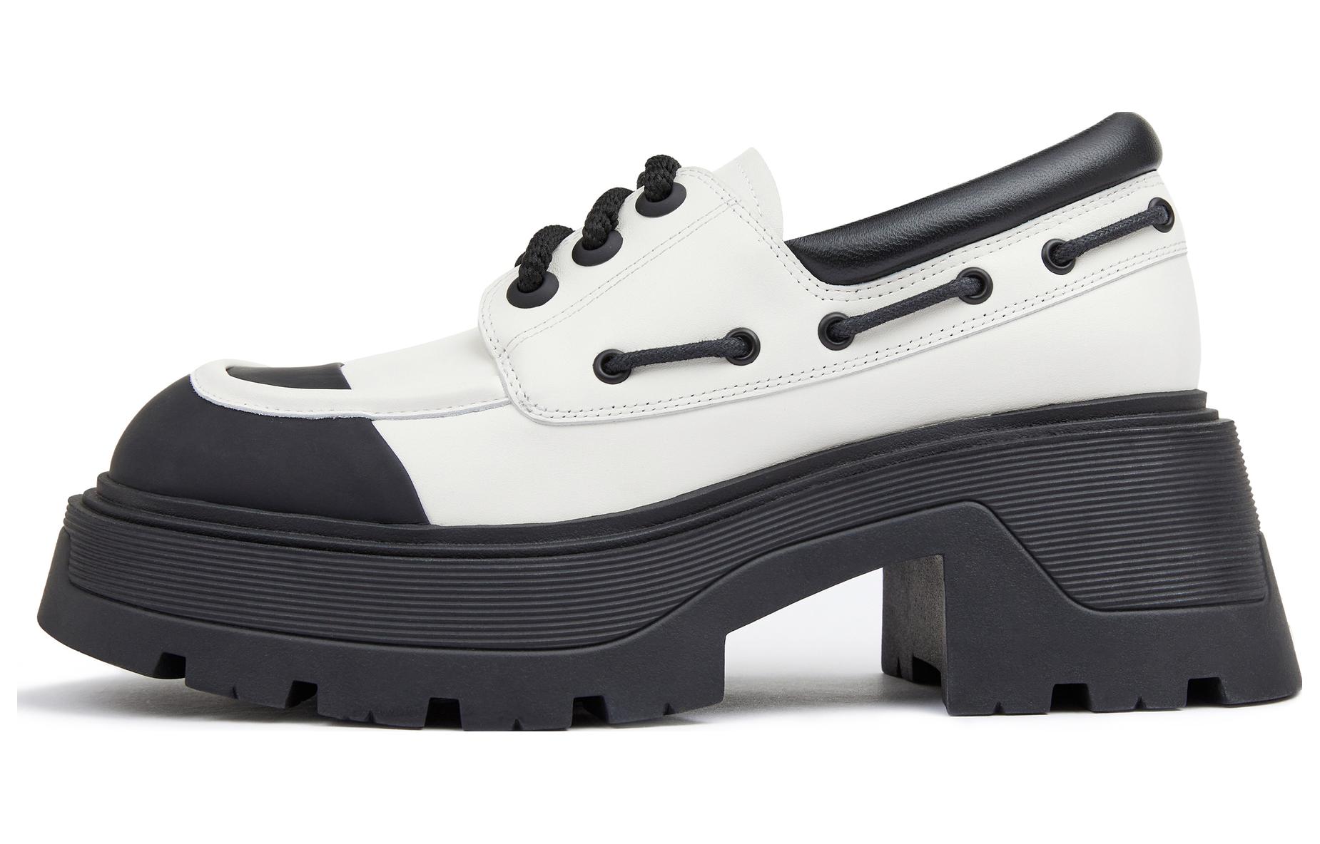 (Women) Staccato Leather Platform Loafers 'Back to School Retro' S9952CM3