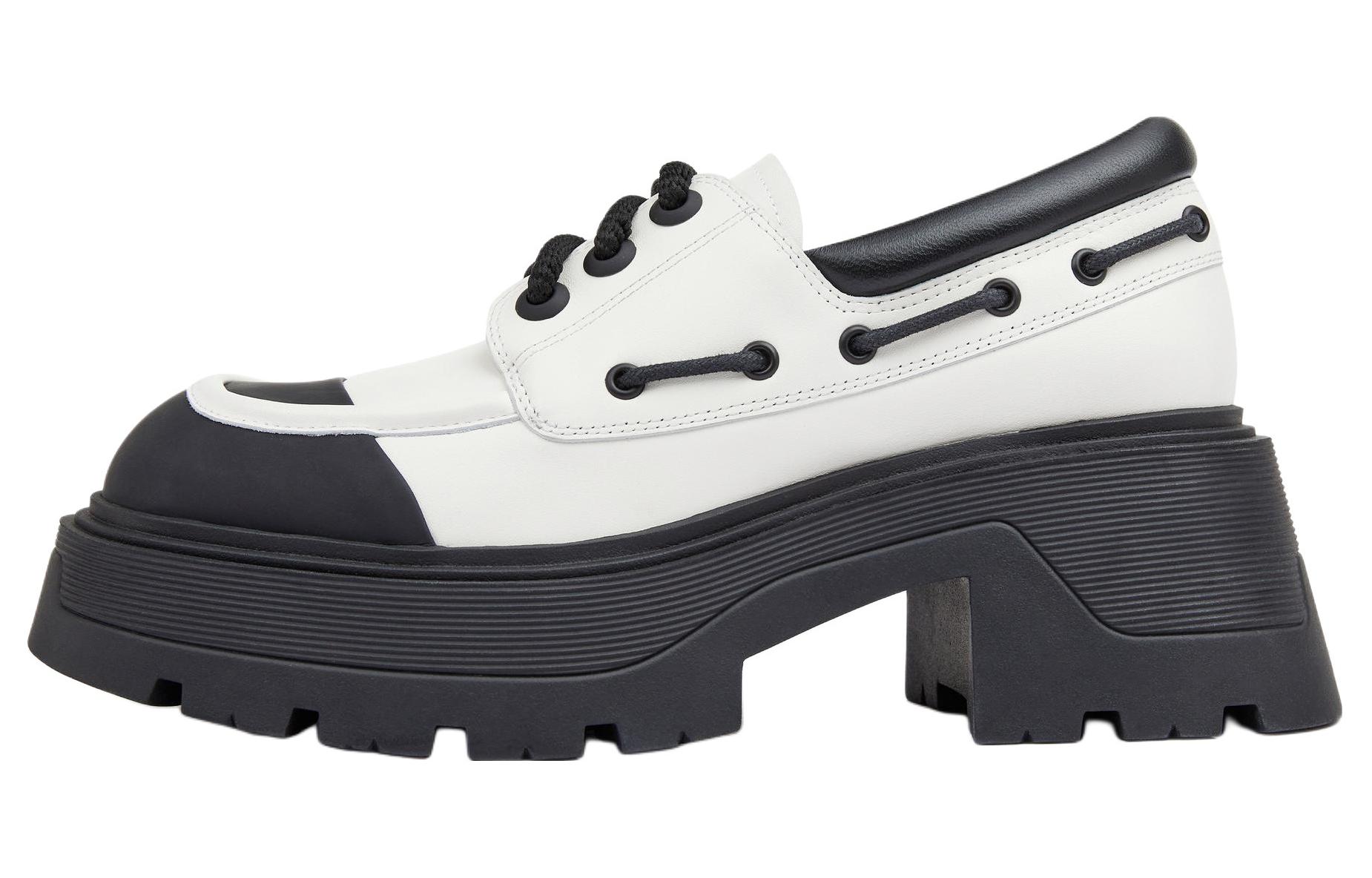 (Women) Staccato Leather Platform Loafers 'Back to School Retro' S9952CM3