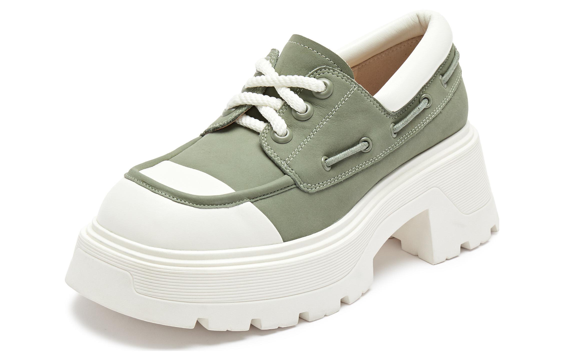 Details for (Women) Staccato Leather Platform Loafers 'Back to School Retro' S9952CM3