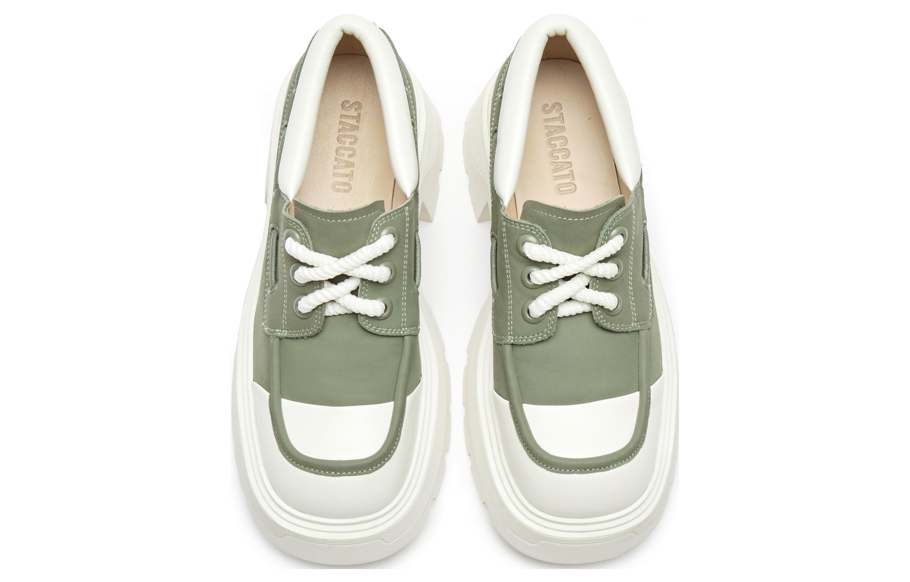 Sizing (W) Kasut Loafer Kulit Staccato Platform 'Retro Kembali ke Sekolah' S9952CM3