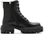 (W) But Staccato Kulit Platform Martin 'Lapisan Baldu Hitam' D1532DD2