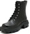 (W) But Staccato Kulit Platform Martin 'Lapisan Baldu Hitam' D1532DD2