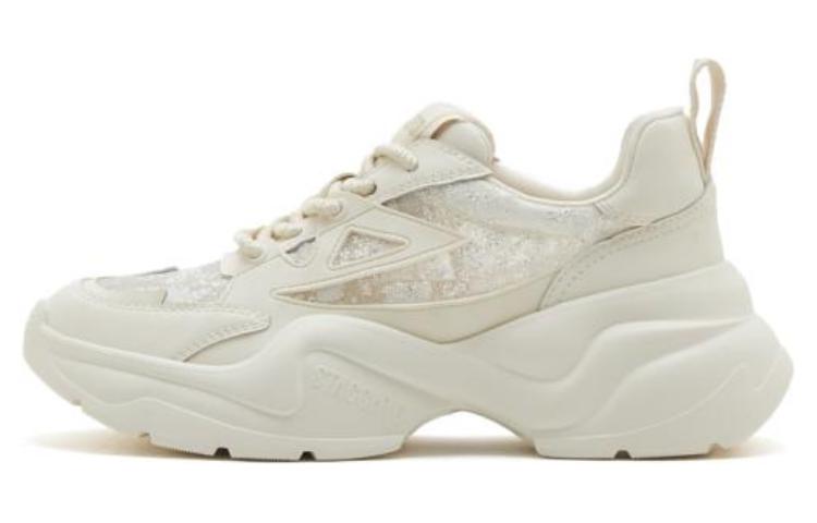 (Women) Staccato Leather Platform Sneakers 'Sweet Daddy White' ECE47AM3