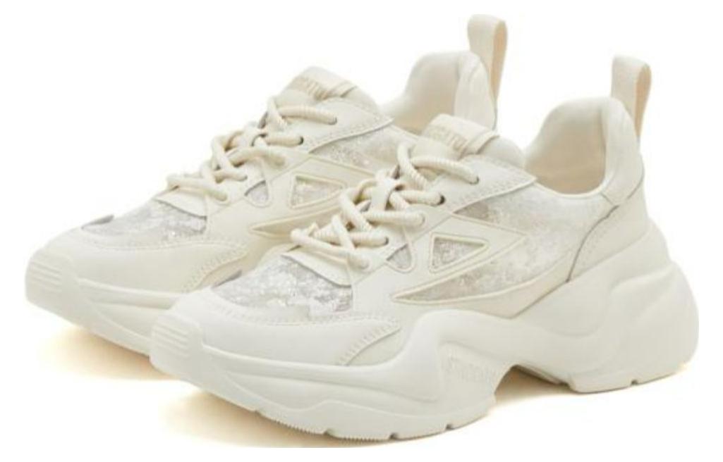 Order (Women) Staccato Leather Platform Sneakers 'Sweet Daddy White' ECE47AM3