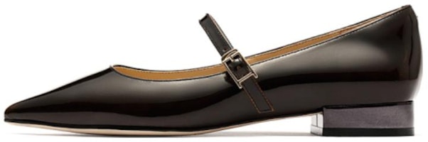 (Women) Staccato Leather Pointed Toe Buckle 'Casual Black and Brown' D1291CQ3 (Women) Staccato Leather Pointed Toe Buckle 'Casual Black and Brown' D1291CQ3