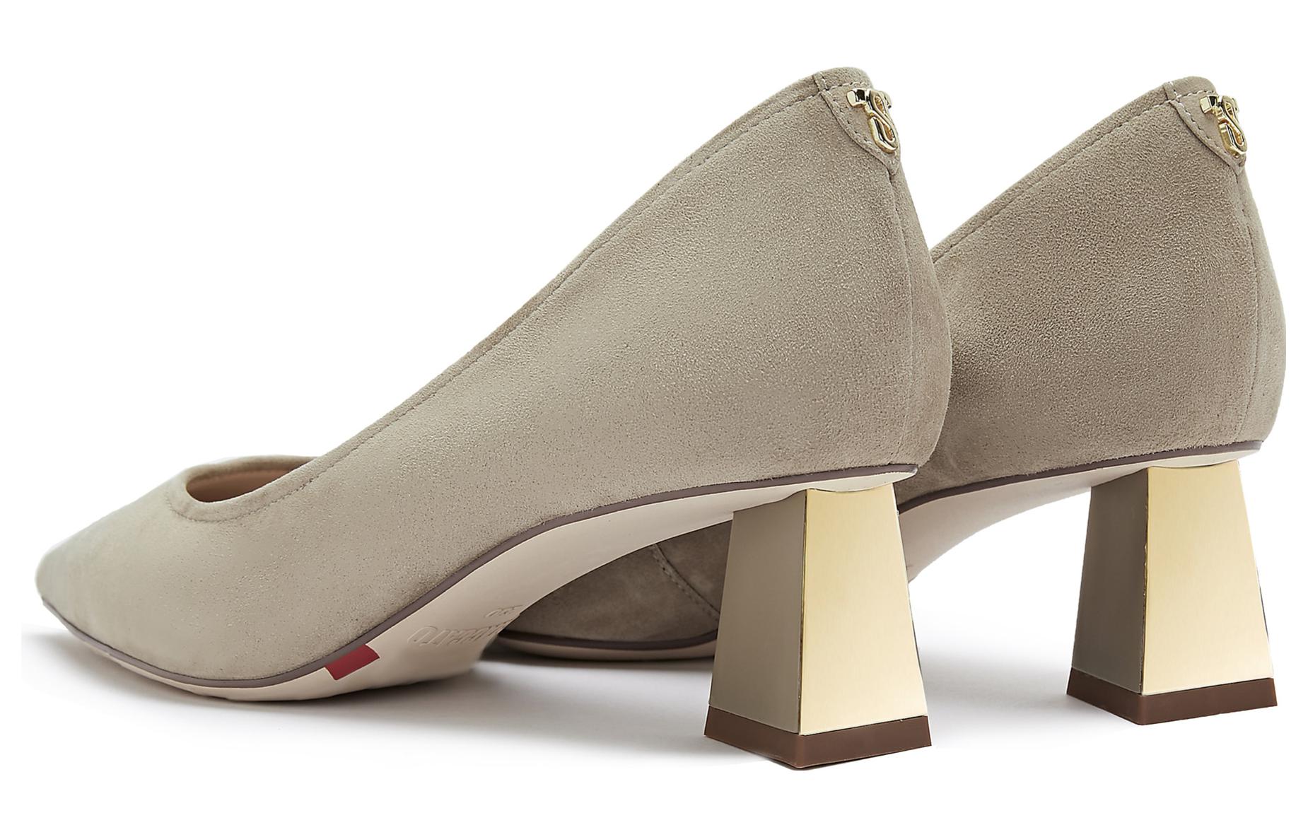 (W) Staccato Leather Pointed Toe Chunky Heel Pumps 'Sheepskin' 圖 4