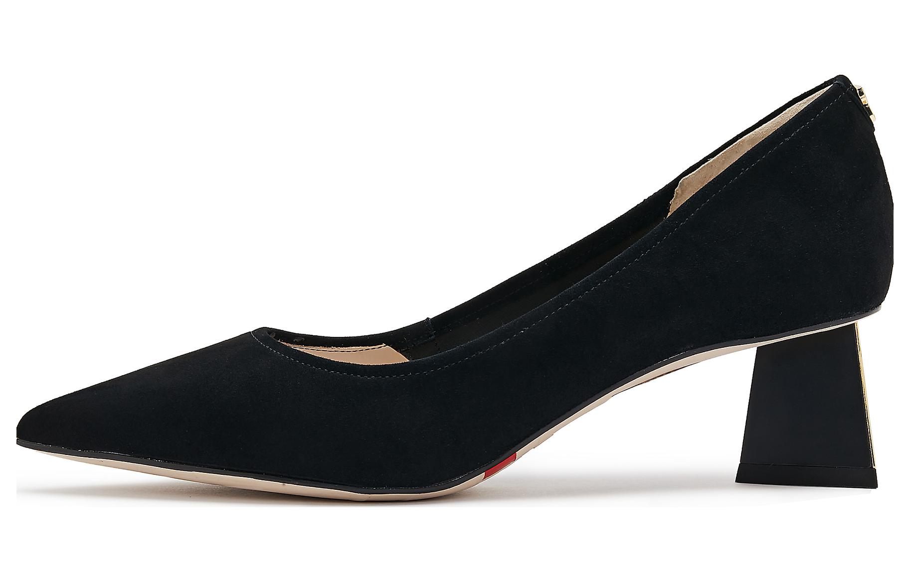 (W) Staccato Leather Pointed Toe Chunky Heel Pumps 'Sheepskin' 圖 5