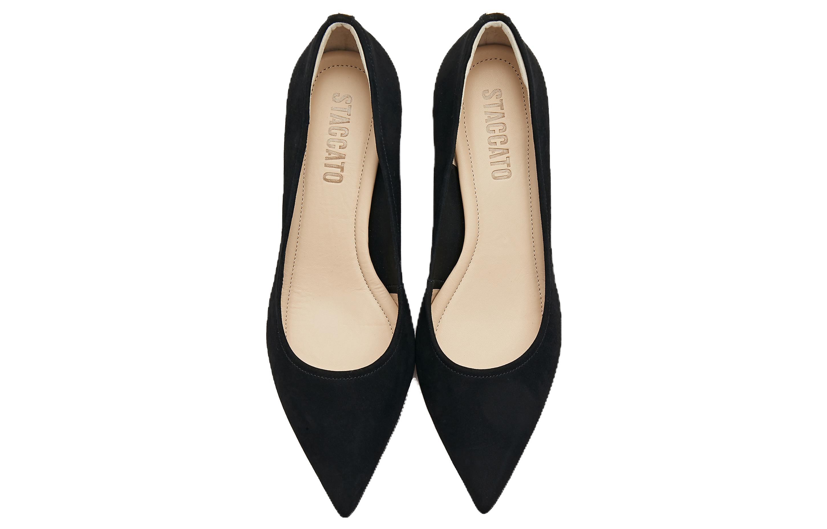 (W) Staccato Leather Pointed Toe Chunky Heel Pumps 'Sheepskin' 圖 7