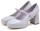 Order (W) Staccato Kulit Retro Mary Jane 'Tumit Tinggi 8cm' S2566AQ3