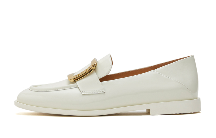 (Women) Staccato Leather Round-Toe Slip-On 'Cream Soft' A6921AA3