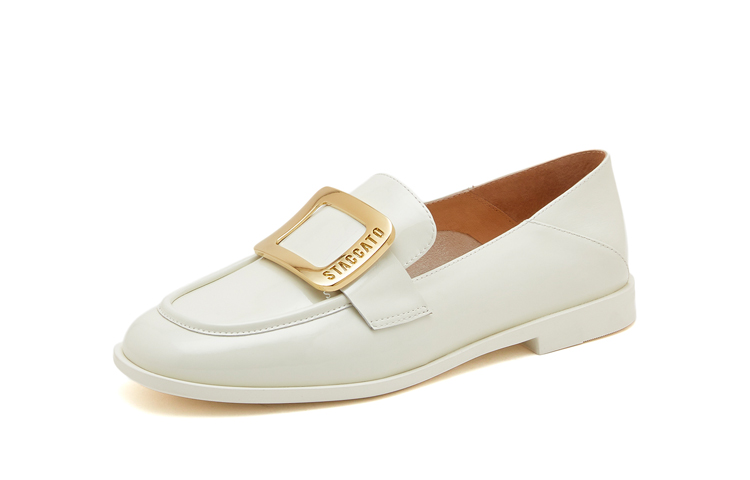 Lookbook (Women) Staccato Leather Round-Toe Slip-On 'Cream Soft' A6921AA3