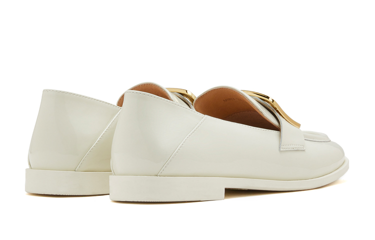 Shop (Women) Staccato Leather Round-Toe Slip-On 'Cream Soft' A6921AA3