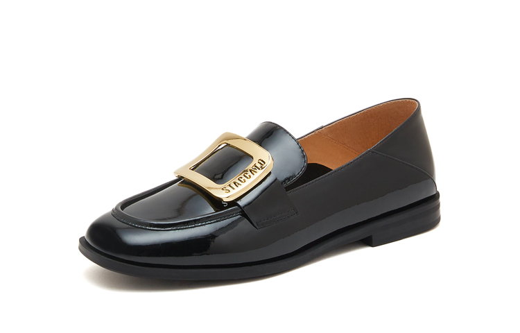 Cheap (Women) Staccato Leather Round-Toe Slip-On 'Cream Soft' A6921AA3