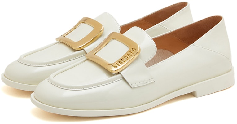 (Women) Staccato Leather Round-Toe Slip-On 'Cream Soft' A6921AA3 2