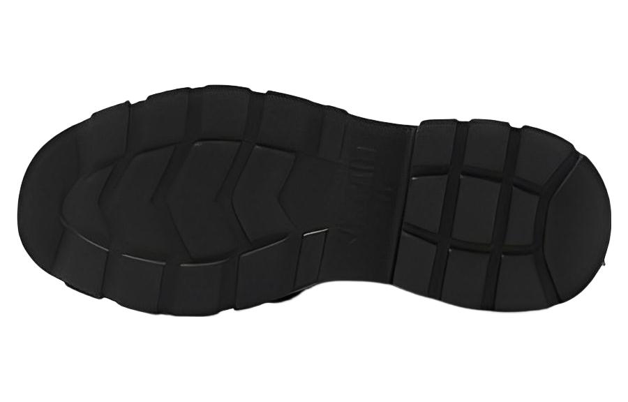 (W) Staccato Leather Round Toe Chunky Gear Mid-Calf Martin Boots 'Sweet Cool Black' 圖 4