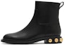 Buy (W) But Staccato Kulit Tumit Tebal Berzip Boot Buku Lali 'Baldu Hitam' EFD03DD2
