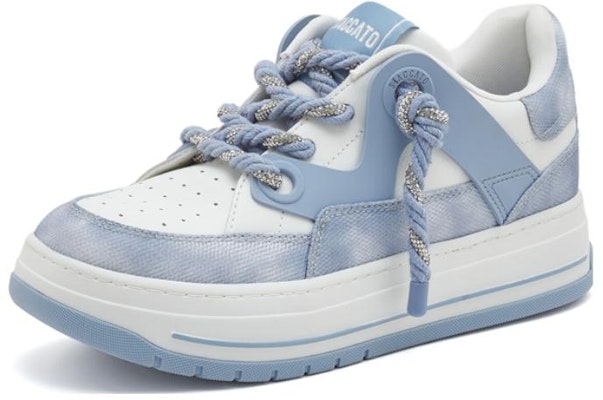 (W) Staccato Kasut Platform Kulit Hujung Bulat 'Beige' EHF10AM3 3