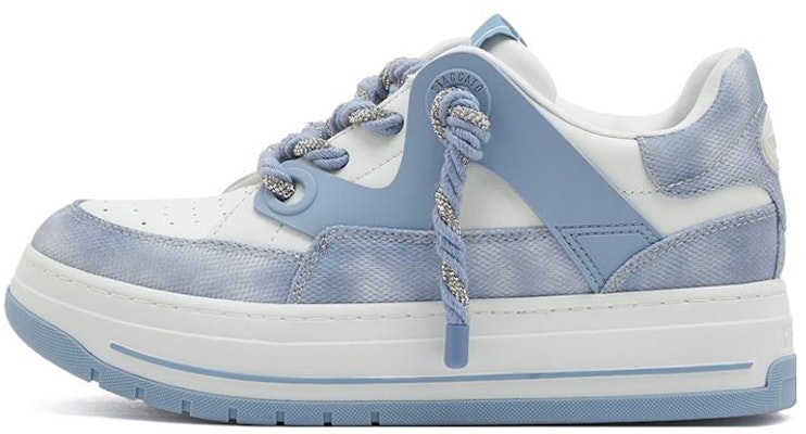 (W) Staccato Kasut Platform Kulit Hujung Bulat 'Beige' EHF10AM3 4