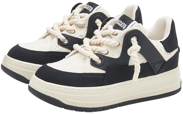 (W) Zapatillas Plataforma Puntera Redonda de Cuero Staccato 'Beige' EHF10AM3 12