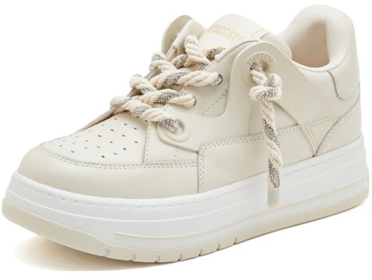 (W) Zapatillas Plataforma Puntera Redonda de Cuero Staccato 'Beige' EHF10AM3 Order (W) Zapatillas Plataforma Puntera Redonda de Cuero Staccato 'Beige' EHF10AM3