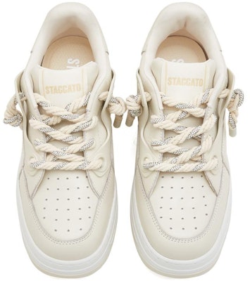 (W) Zapatillas Plataforma Puntera Redonda de Cuero Staccato 'Beige' EHF10AM3 Purchase (W) Zapatillas Plataforma Puntera Redonda de Cuero Staccato 'Beige' EHF10AM3
