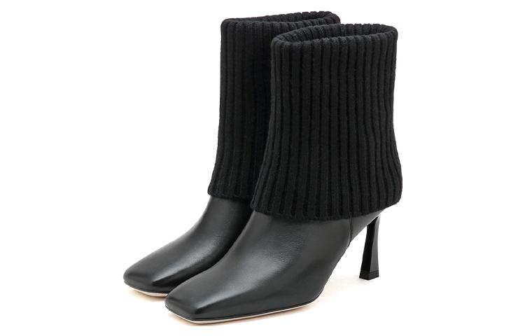 (W) Staccato Leather Short Boots 'Fashion CMFT Knit' 圖 2