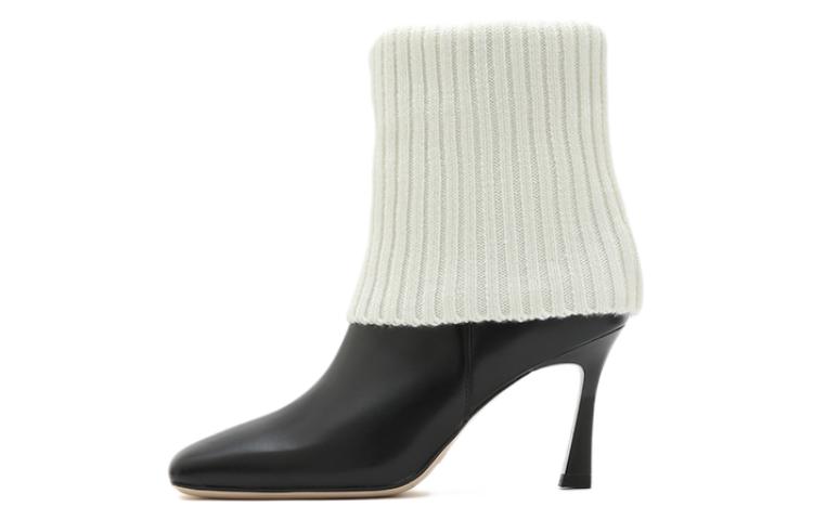 (W) Staccato Leather Short Boots 'Fashion CMFT Knit' 圖 4