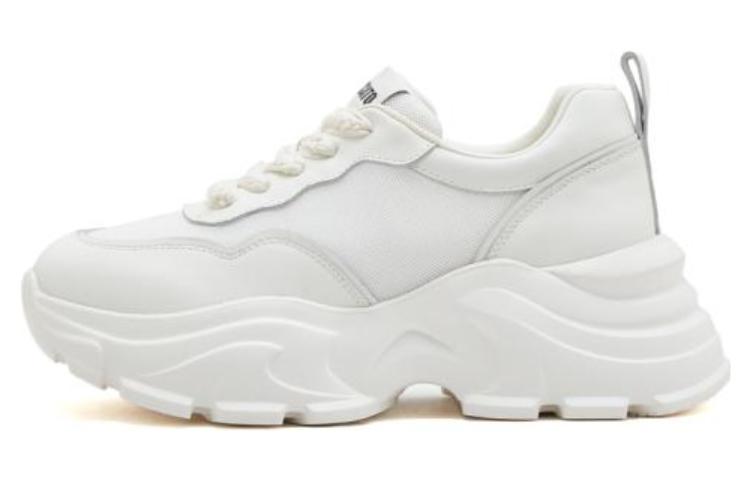 (Women) Staccato Leather Spliced 'Sweet Platform Dad Shoes' S2518AM3