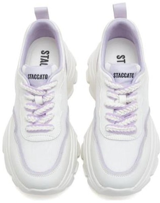 (Women) Staccato Leather Spliced 'Sweet Platform Dad Shoes' S2518AM3 3
