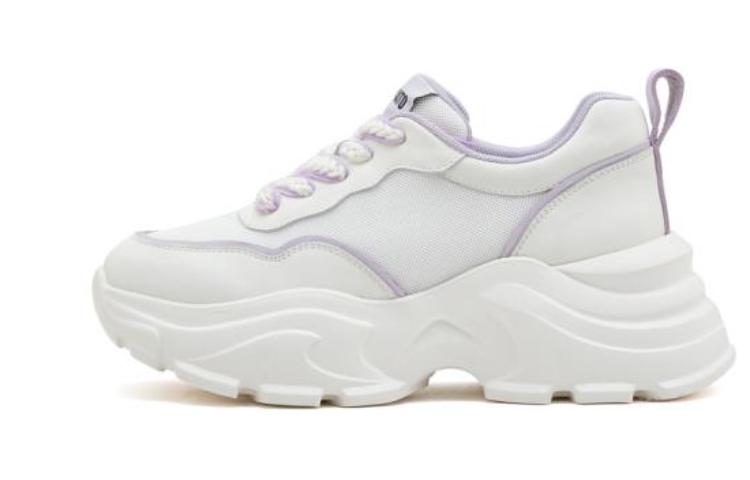 (W) Staccato Leather Spliced 'Sweet Platform Dad Shoes' 圖 8