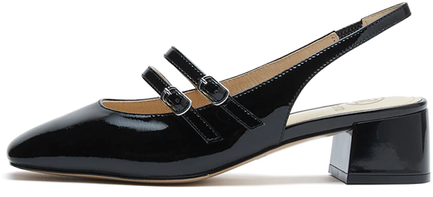 (Women) Staccato Leather Square-Toe Chunky Mary Jane Heels '5cm Black' S8757AH3 Lookbook (Women) Staccato Leather Square-Toe Chunky Mary Jane Heels '5cm Black' S8757AH3