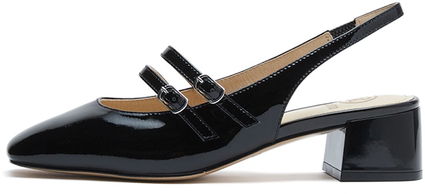 (Women) Staccato Leather Square-Toe Chunky Mary Jane Heels '5cm Black' S8757AH3 Lookbook (Women) Staccato Leather Square-Toe Chunky Mary Jane Heels '5cm Black' S8757AH3