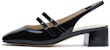 (W) Staccato Kulit Jari Empat Chunky Mary Jane Tumit '5cm Hitam' S8757AH3