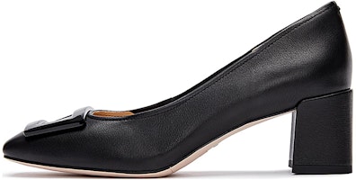 (Women) Staccato Leather Square Toe Chunky Heel 'Truffle Black' EL101CQ3 (Women) Staccato Leather Square Toe Chunky Heel 'Truffle Black' EL101CQ3