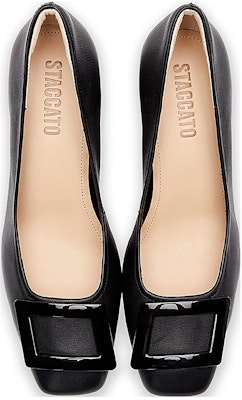 (Women) Staccato Leather Square Toe Chunky Heel 'Truffle Black' EL101CQ3 Lookbook (Women) Staccato Leather Square Toe Chunky Heel 'Truffle Black' EL101CQ3