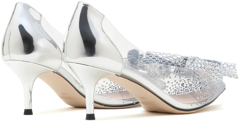 (Women) Staccato Leather Stiletto High Heels 6cm 'Silver White' 'Elegant Bow Pointed-Toe' 9NW79AQ2 Shop (Women) Staccato Leather Stiletto High Heels 6cm 'Silver White' 'Elegant Bow Pointed-Toe' 9NW79AQ2